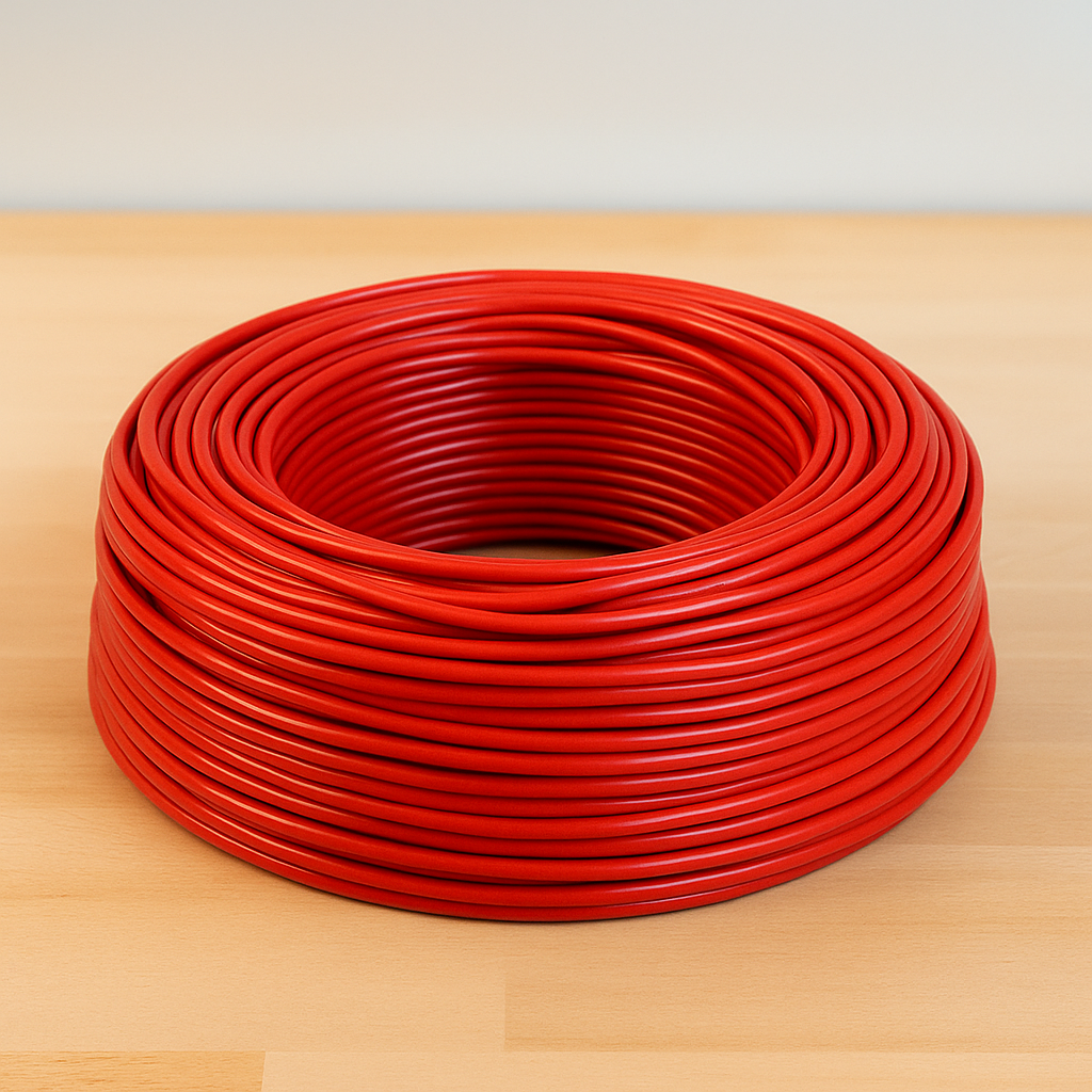 CABLE 1X2MM 100 METROS ROJO CABLINUR FLCO2R