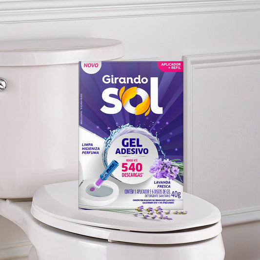 DISCO GEL ADHES.P/INODORO(APLIC+REP) LAV.FRES 3023