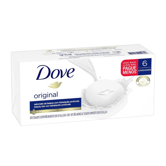 JABON DE TOCADOR DOVE ORIGINAL PACK X6 UN. DE 90G