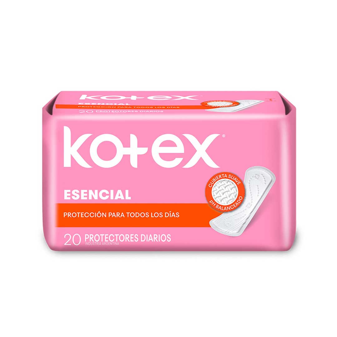 PROTECTORES DIARIOS KOTEX ESENCIAL X20 UN