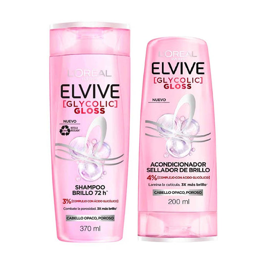 PACK ELVIVE GLYCOLIC GLOSS 370+200