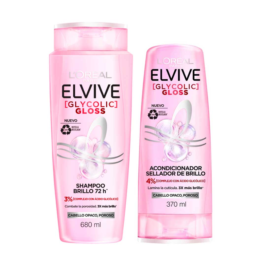 PACK ELVIVE GLYCOLIC GLOSS 680+370