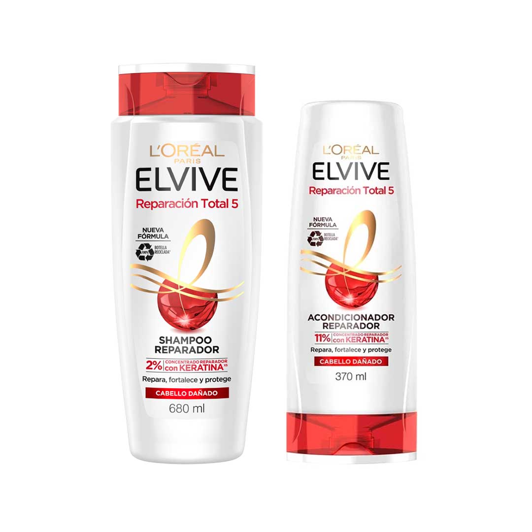 PACK ELVIVE REPARACIÓN TOTAL 5 680+370