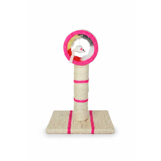 RASCADOR P/GATO TORRE CON RATON 42CM ALTO RC-2457