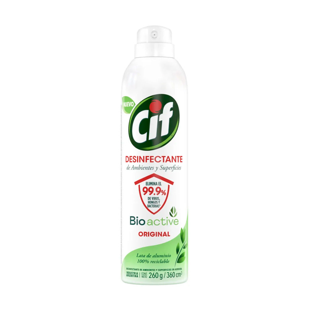 DESINFECTANTE EN AEROSOL CIF BIOACTIVE X2 6494761