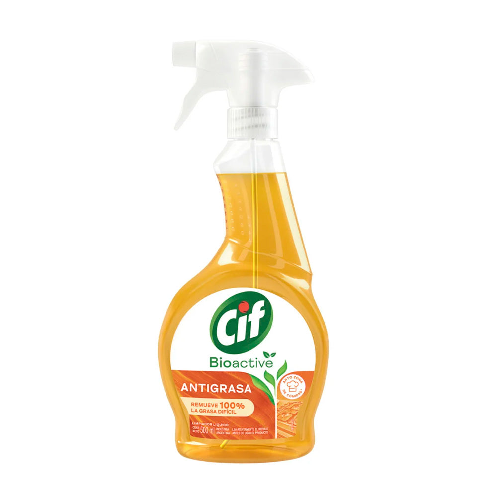 LIMPIADOR CIF ANTIGRASA BIOACTIVE GAT. 500ML 62734