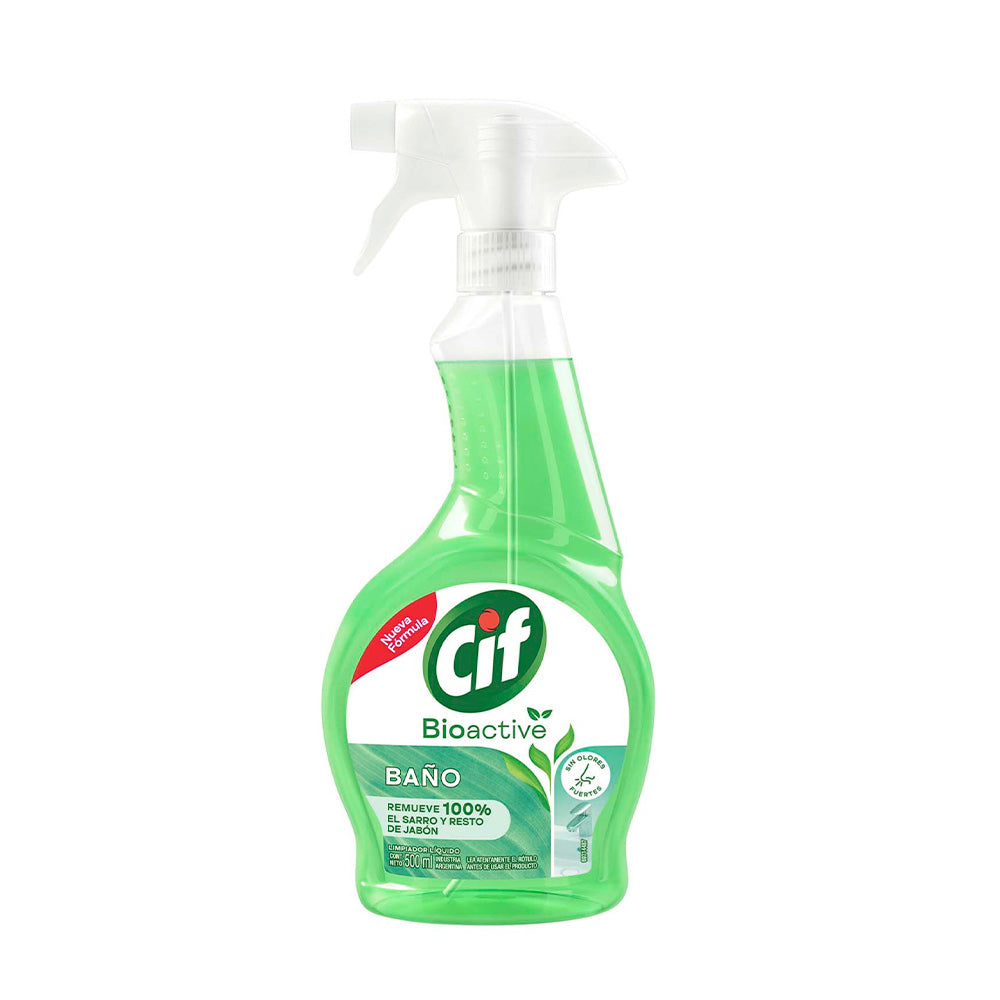 LIMPIADOR CIF BAÑO BIOACTIVE GAT 500ML 62734012