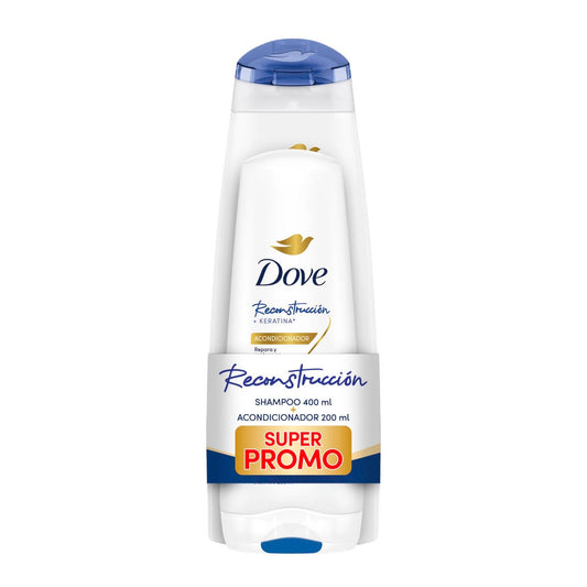 PACK DOVE RECONSTRUCCIÓN SHAMPOO400+ACOND.200