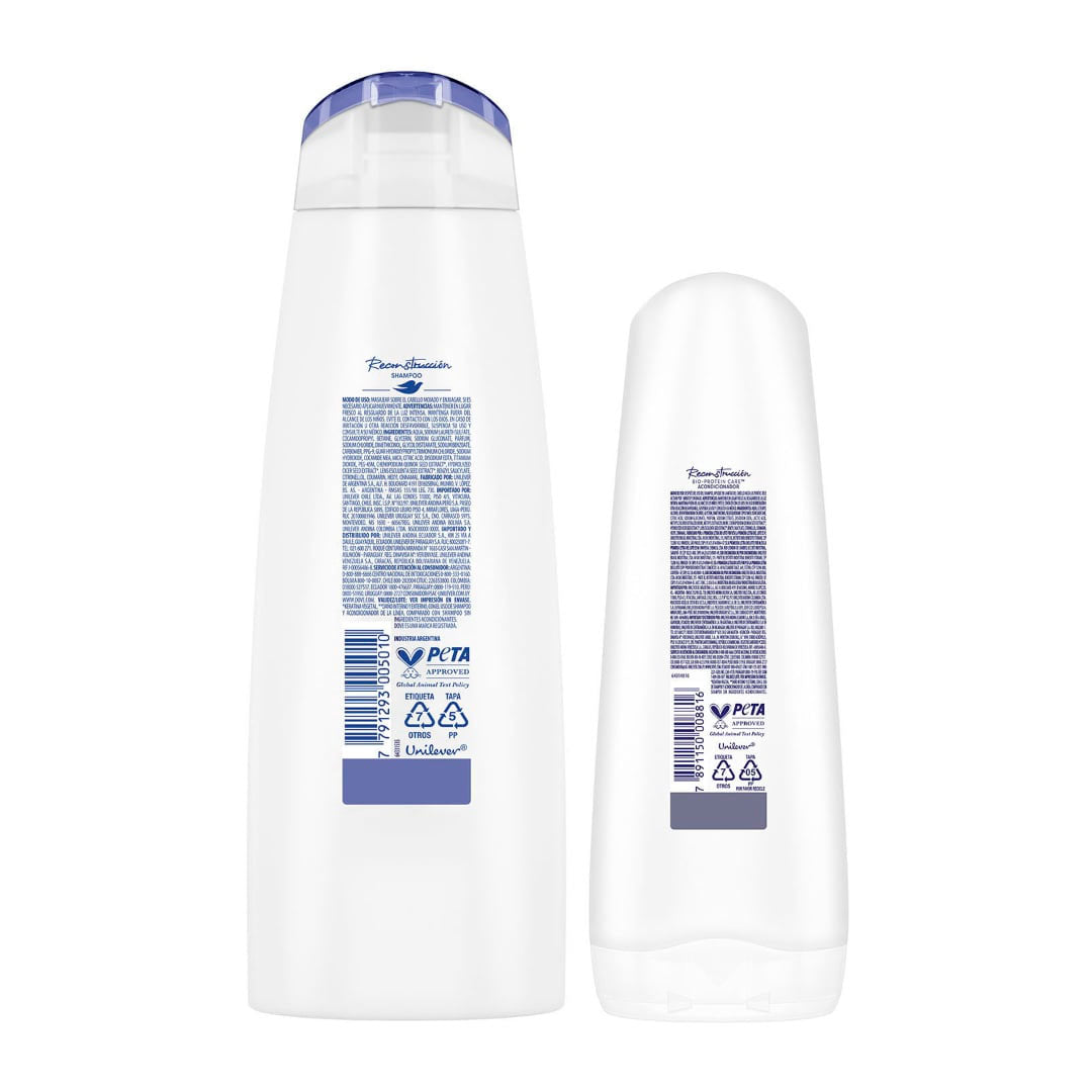 PACK DOVE RECONSTRUCCIÓN SHAMPOO400+ACOND.200