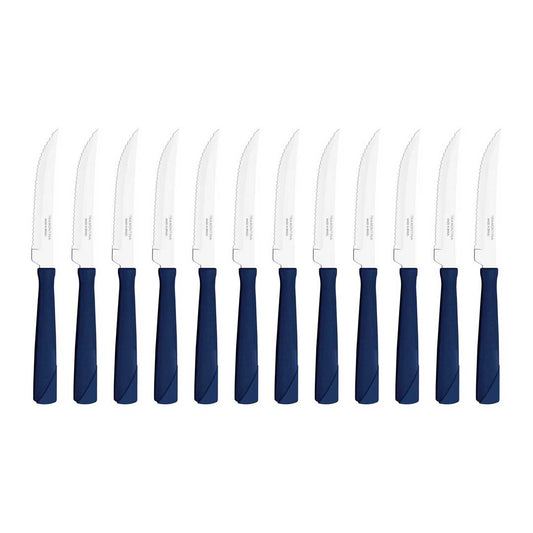 CUCHILLO TRAMONTINA 12P NEW KOLOR AZUL 23160/014