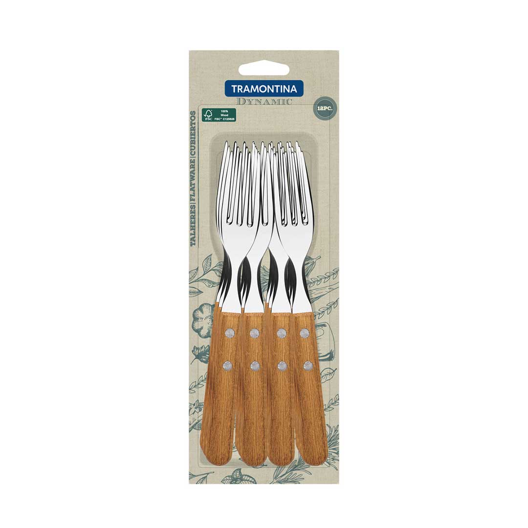 TENEDOR TRAMONTINA MADERA DYNAMIC 12P 22302/000 –