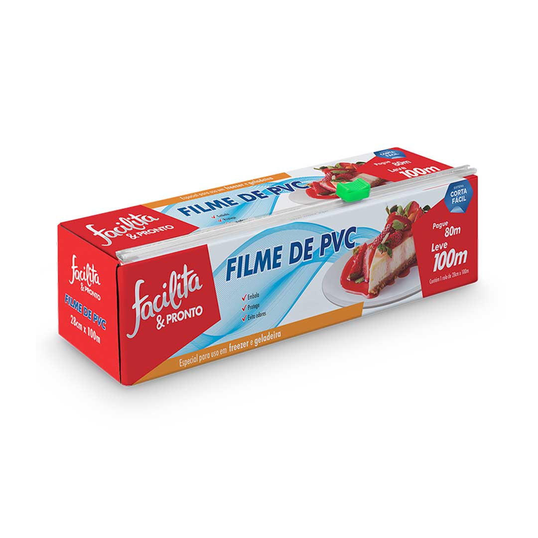 FILM PVC 28CM X 100M C/CORTE 2408