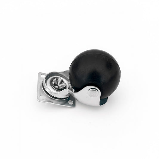 RUEDA GOMA 50MM BASE METAL 1 UND LH-1881