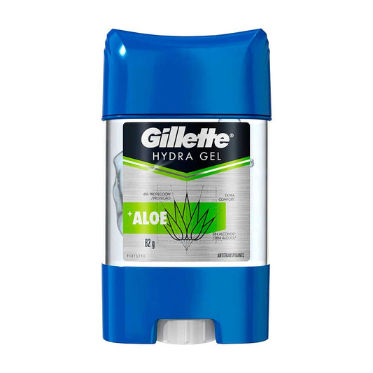 ANTITRANSPIRANTE BARRA GILLETTE HYDRA GEL ALOE 82G