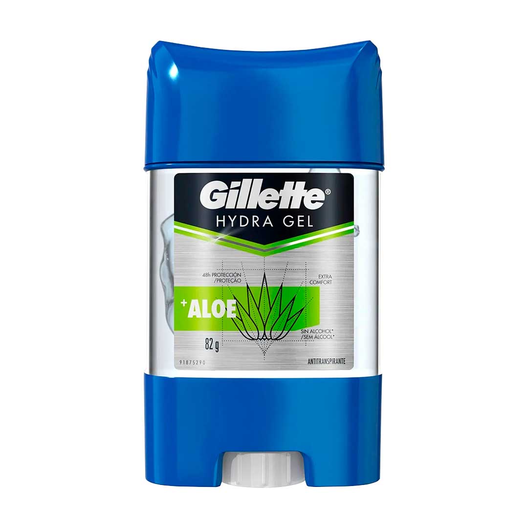 ANTITRANSPIRANTE BARRA GILLETTE HYDRA GEL ALOE 82G