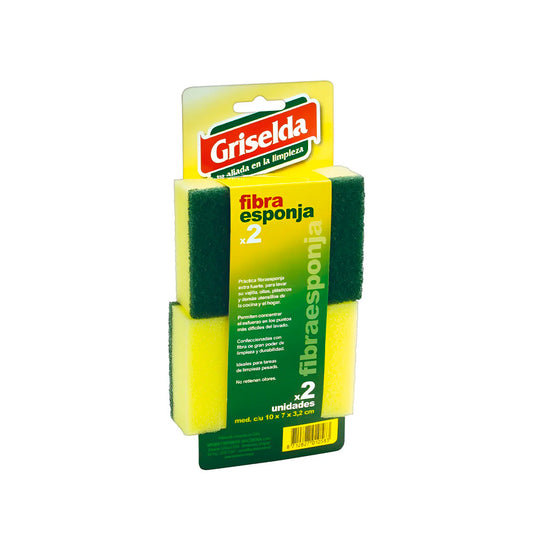 GRISELDA FIBRA ESPONJA CARTON X 2 UNID GR421