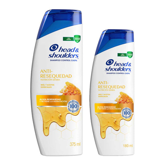 PACK 2 SHAMPOO HYS ANTI RESEQUEDAD 375+180ML 21284