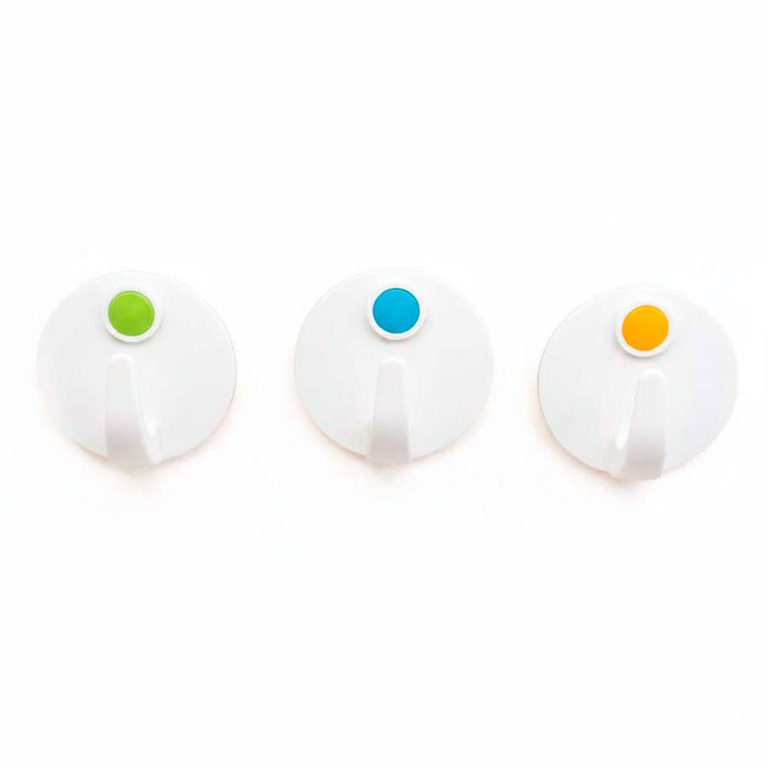 COLGADOR PLASTICO 3PZ REDONDO 2KG LH1707