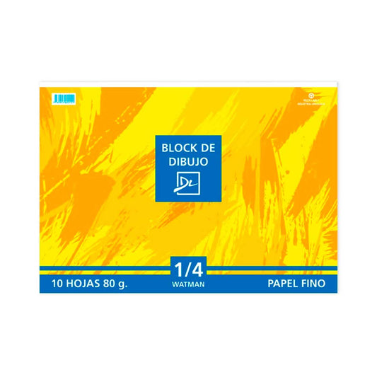 BLOCK 1/8 WATMAN FINO DALI 1809
