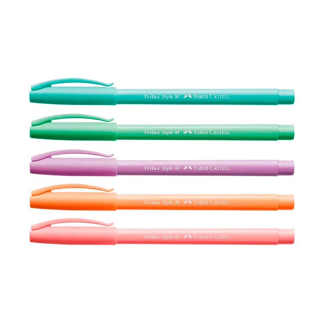 BOLIGRAFO TRILUX FABER CASTELL X5 PASTEL 1858