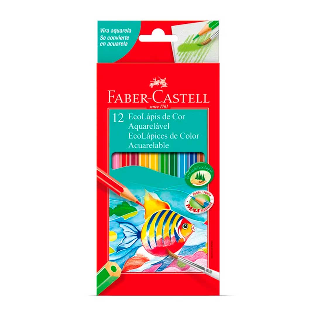 COLORES ACUARELABLES FABER CASTELL X12 2755