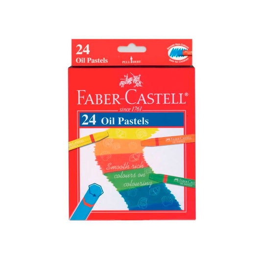 OLEO PASTEL 24 COLORES FABER CASTELL 1406