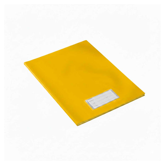 FORRO DE PVC PARA CUADERNO AMARILLO