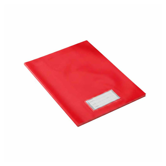 FORRO DE PVC PARA CUADERNO ROJO