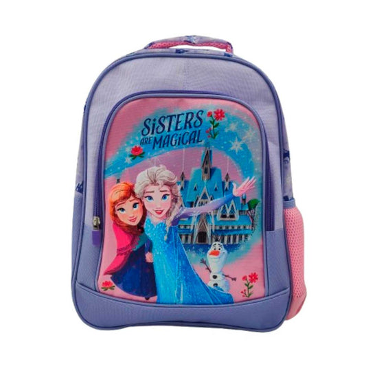 MOCHILA 40X30X14 JACQUARD FROZEN LILA