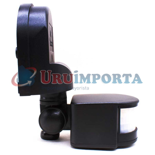 DETECTOR DE MOVIMIENTO NEGRO BASE REGULABLE LH2106