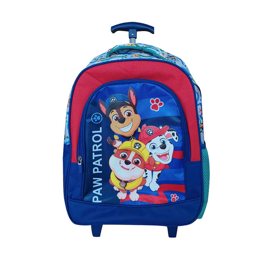 MOCHILA CARRO 40X30X14 JACQUARD PAW MASC ROJO