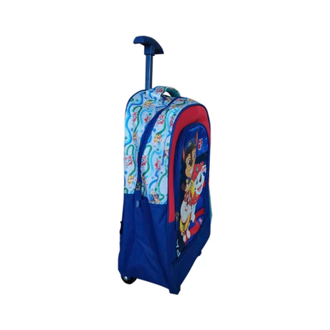 MOCHILA CARRO 40X30X14 JACQUARD PAW MASC ROJO