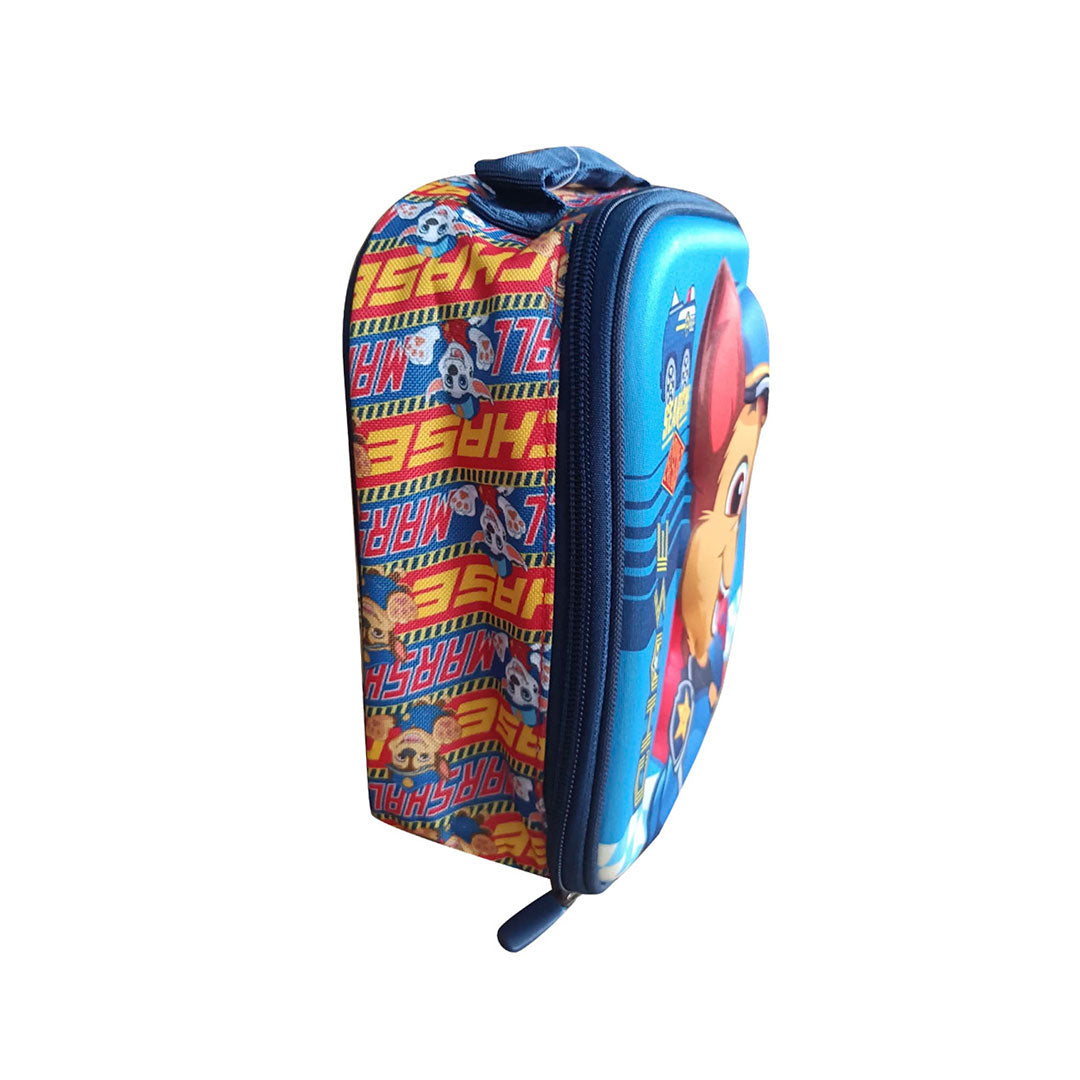 MOCHILA LUNCHERA 3D 22X22 PAW PATROL M AZUL