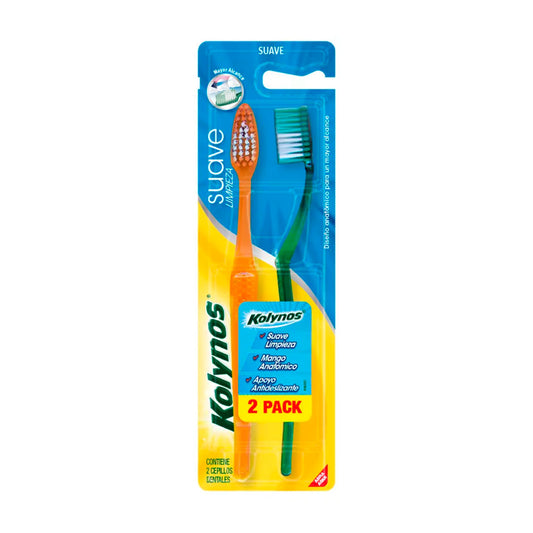 CEPILLO DENTAL KOLYNOS DOCTOR SOFT 2 PACK