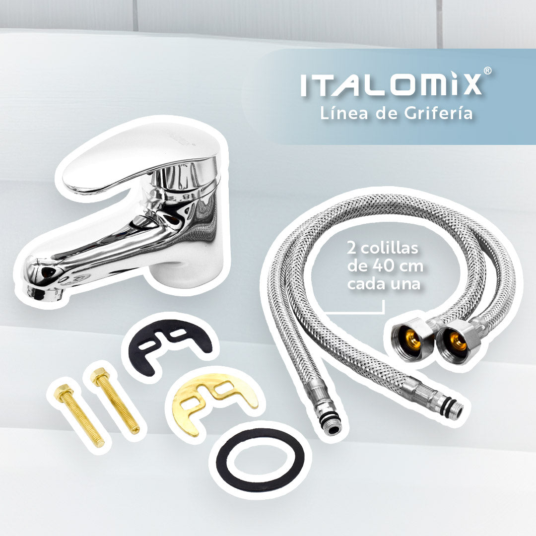 CANILLA P/LAVATORIO MONOCOMANDO ITALOMIX LH-2020