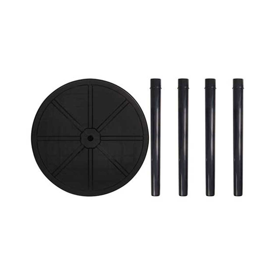 MESA REDONDA MOR NEGRA 90X72