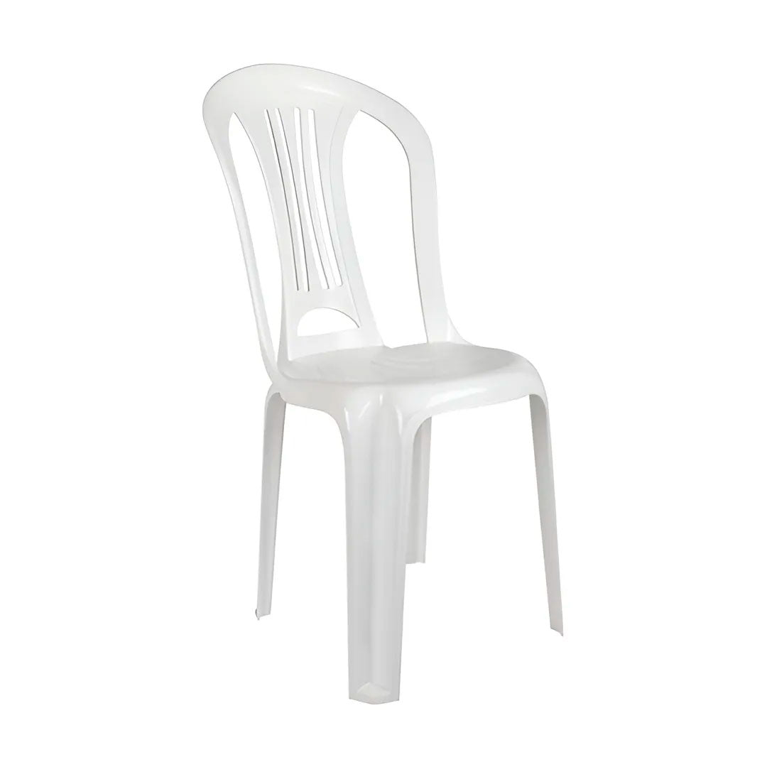 SILLA BISTRÓ MOR SIN APOYA BRAZOS BLANCA