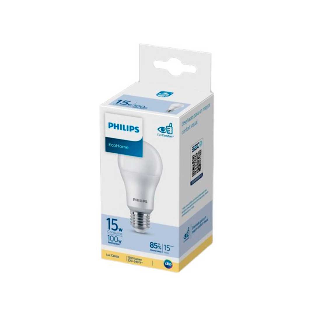 LAMPARA LED PHILIPS LEDBULB 15W E27 CALIDA