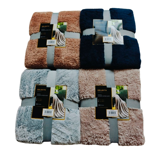 MANTA SHERPA EXTRA SOFT 127X152C SURTIDO