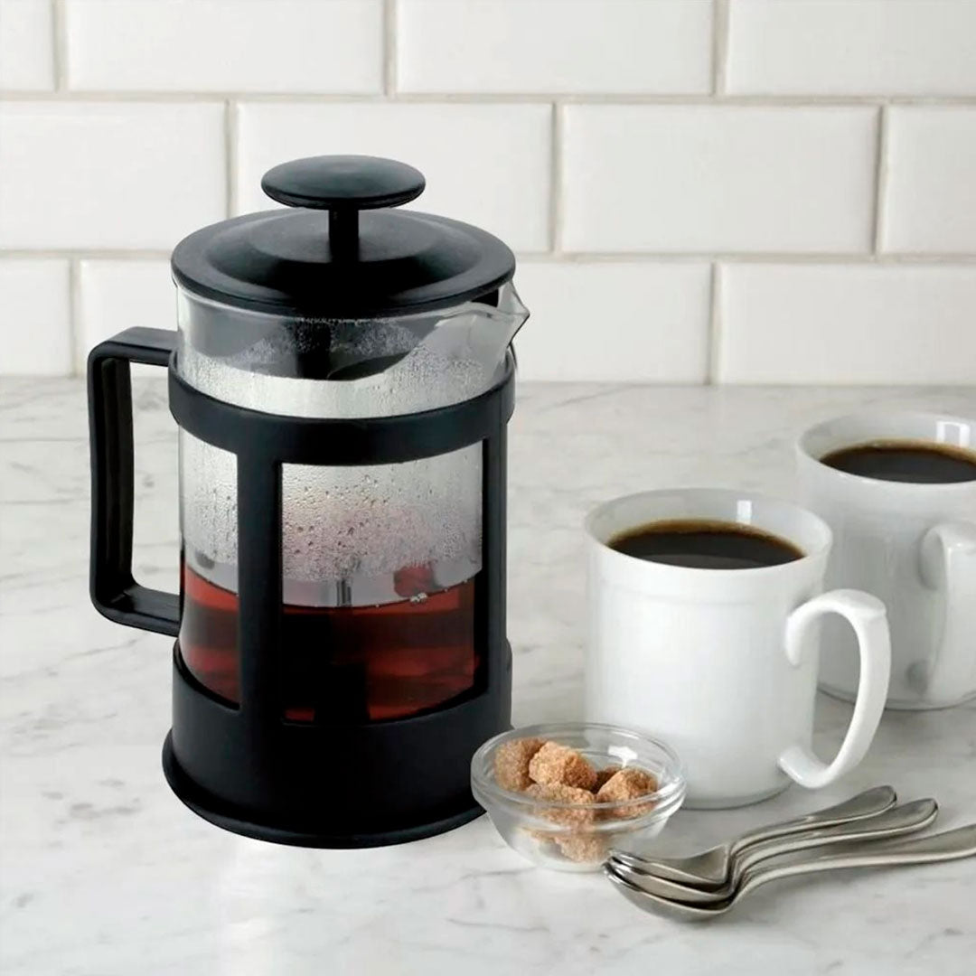 CAFETERA/TETERA VIDRIO Y PLAS 350ML MESSINA