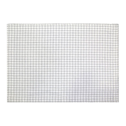 INDIVIDUAL ALG 35X45CM CUADROS GRIS