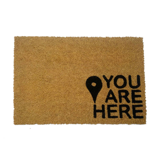 FELPUDO DE COCO 40X60 H1.5C YOU ARE HERE