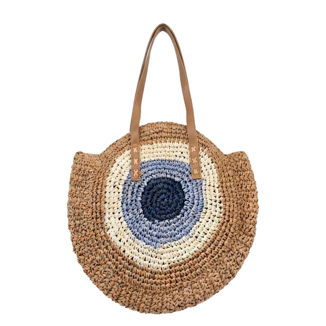 CARTERA FIBRA TRENZADA REDONDO 43CM LH-5358