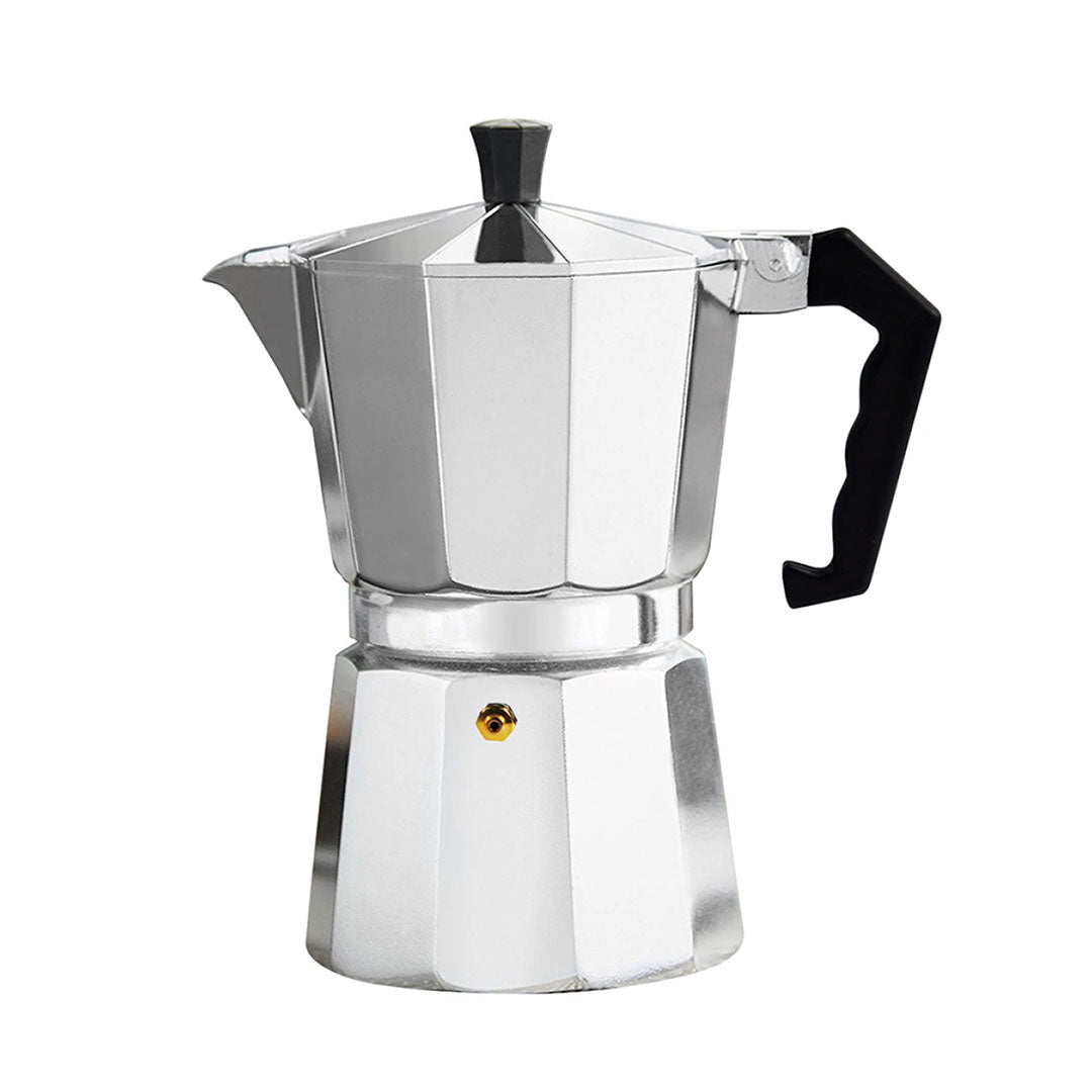 CAFETERA ITALIANA ALUMINIO BASTIANI 300ML 6T PLATA