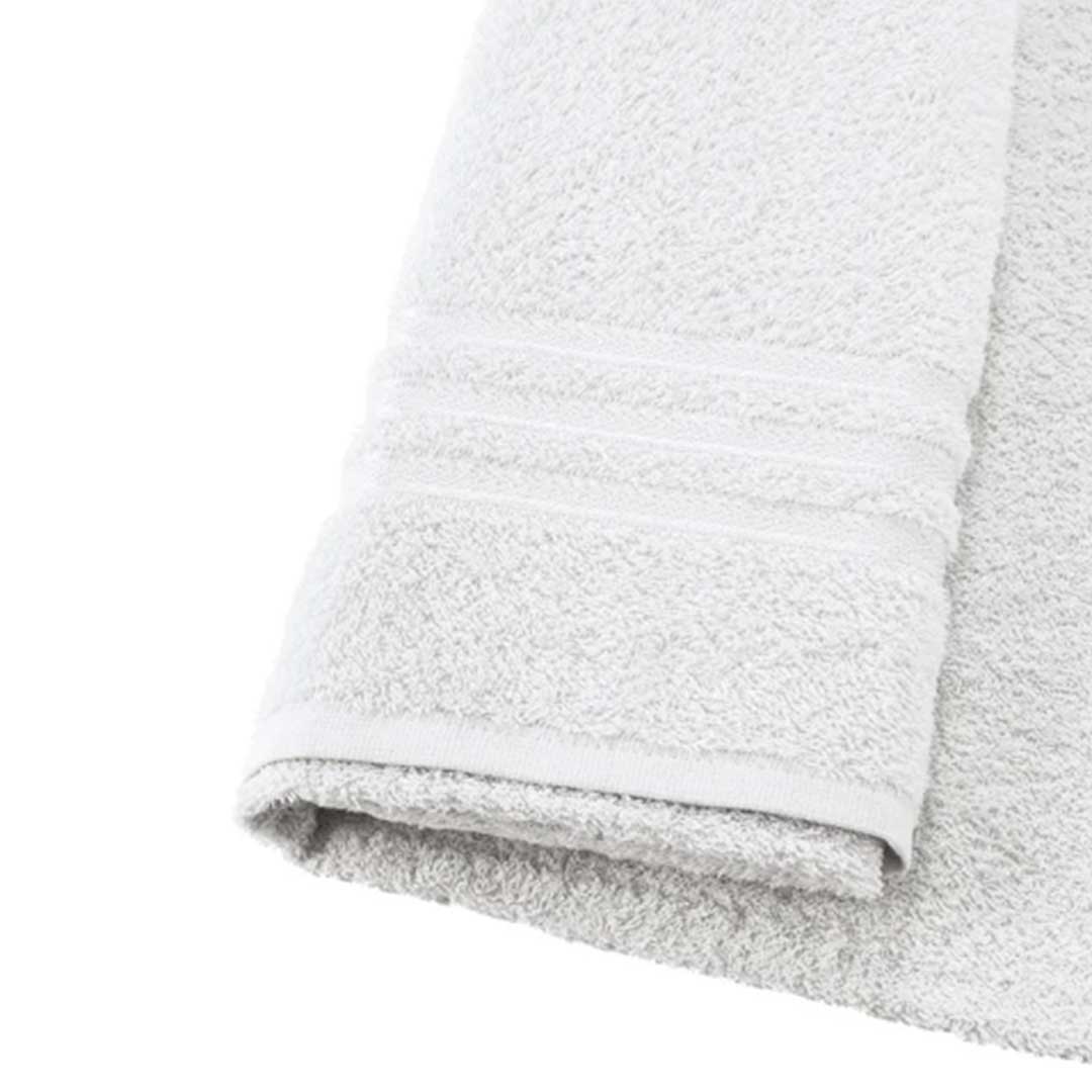 TOALLA BAÑO DOHLER PRIORI AF-1657 65X130 BLANCO