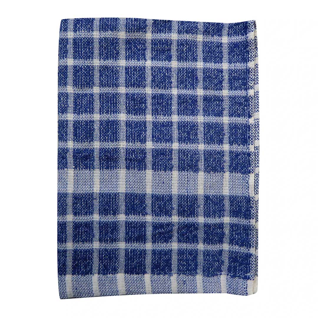 REPASADOR KANGURO AJEDREZ AZUL/BLANCO 37X52CMS