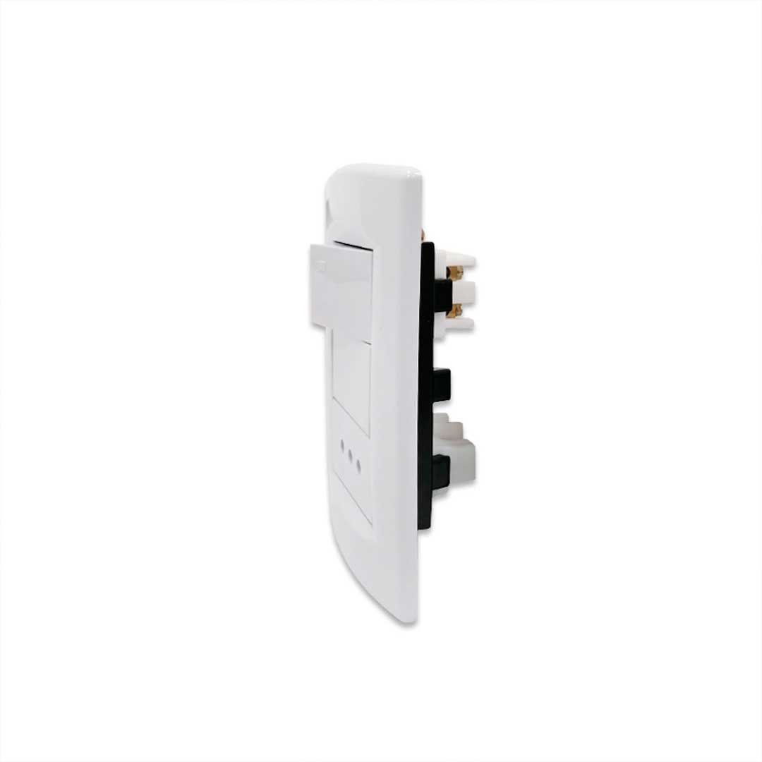 PLAQUETA SICA 1INT. BIPOLAR 1TOMA 3ENLINEA SK3477