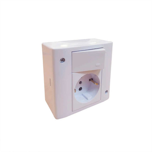 CAJA EXTERIOR SICA 1 SCHUKO + 1INT. BIPOLAR 545514