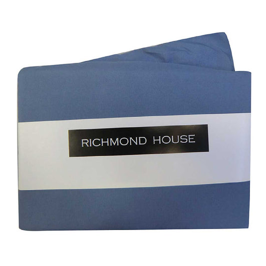 JUEGO SÁBANAS RICHMOND 1PL 140X225 AZUL PIEDRA