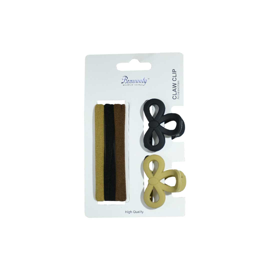 SET 3 GOMAS 2 BROCHES P/CABELLO BEAUUUTY LH-5519